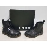 7 X BRAND NEW FIRETRAP HIKER BOOTS IN BLACK SIZE C13 (PLEASE NOTE SOME BOXES SLIGHTLY DAMAGED)