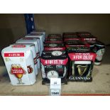 60 X BRAND NEW MIXED BEER LOT CONTAINING 44X GUINNESS 440ML CANS - 16X STELLA ARTOIS 568ML CANS