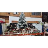 80 + BRAND NEW MIXED PREMIER CHRISTMAS LOT CONTAINING SNOW TIPPED ACORN CHRISTMAS TREE / TEAPOT