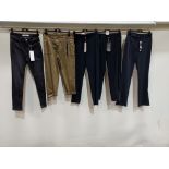 10 PIECE MIXED BRAND NEW RIANI CLOTHING LOT CONTAINING JEANS, PANTS AND TROUSERS IN VARIOUS SIZES
