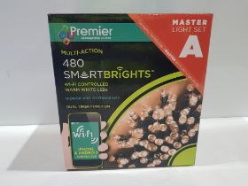 6 X BRAND NEW PREMIER MULTI-ACTION 480 WARM WHITE LED SMARTBRIGHTS - WIFI CONTROLLED - DUAL TIMER