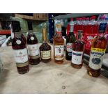 11 PIECE BRAND NEW MIXED ALCOHOL LOT CONTAINING 5 X 700ML COURVOISIER COGNAC - 2 X CAPTAIN MORGAN