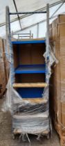 1X NEW WAREHOUSE 4 STEP TROLLEY 1000 X 680 X 1800MM