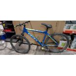 1X CARRERA VALOUR , ALUMINIUM MAIN FRAME MOUNTAIN BIKE, 24 GEARS, FRONT FORK SUSPENSION, SHIMANO