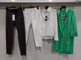 10 PIECE MIXED BRAND NEW RIANI CLOTHING LOT CONTAINING - SHIRTS AND TROUSERS IN VARIOUS SIZES