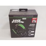 32 X BRAND NE NO FEAR GAMING HEADSET WIRED BASS BOOSTED HEADSETS WITH MICROPHONE