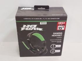 32 X BRAND NE NO FEAR GAMING HEADSET WIRED BASS BOOSTED HEADSETS WITH MICROPHONE