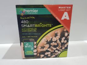 6 X BRAND NEW PREMIER MULTI-ACTION 480 WARM WHITE LED SMARTBRIGHTS - WIFI CONTROLLED - DUAL TIMER