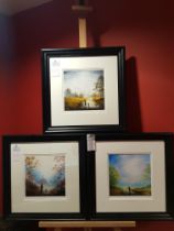 3 X VARIOUS PRINTS PENCIL SIGNED BY DANNY ABRAHAMS TITLES: CHERISHED MOMENTS, I GET BY WITH A LITTLE