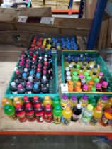 140+BRAND NEW MIX DRINK LOT CONTAINING - PEPSI MAX - LUKOZADES - COKE 500ML - TANGO - FANTA ORANGE