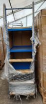 1X NEW WAREHOUSE 4 STEP TROLLEY 1000 X 680 X 1800MM