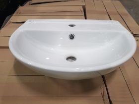 22 X BRAND NEW MITO WASH BASINS IN WHITE