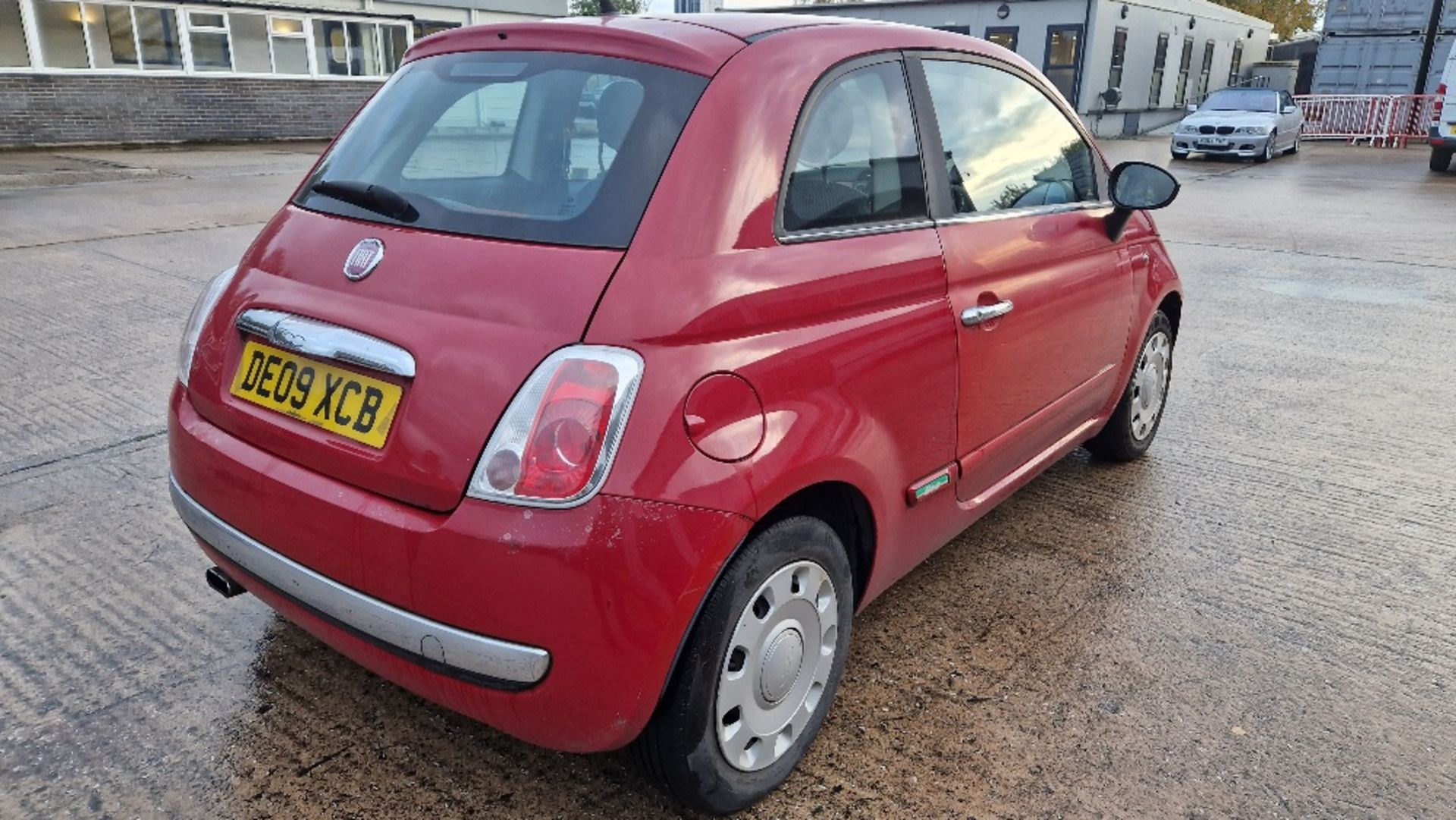 RED FIAT 500 POP 1242CC PETROL 3 DOOR HATCHBACK FIRST REGISTERED 19/6/2009 REG: DE09XCB MILEAGE:88, - Image 2 of 10