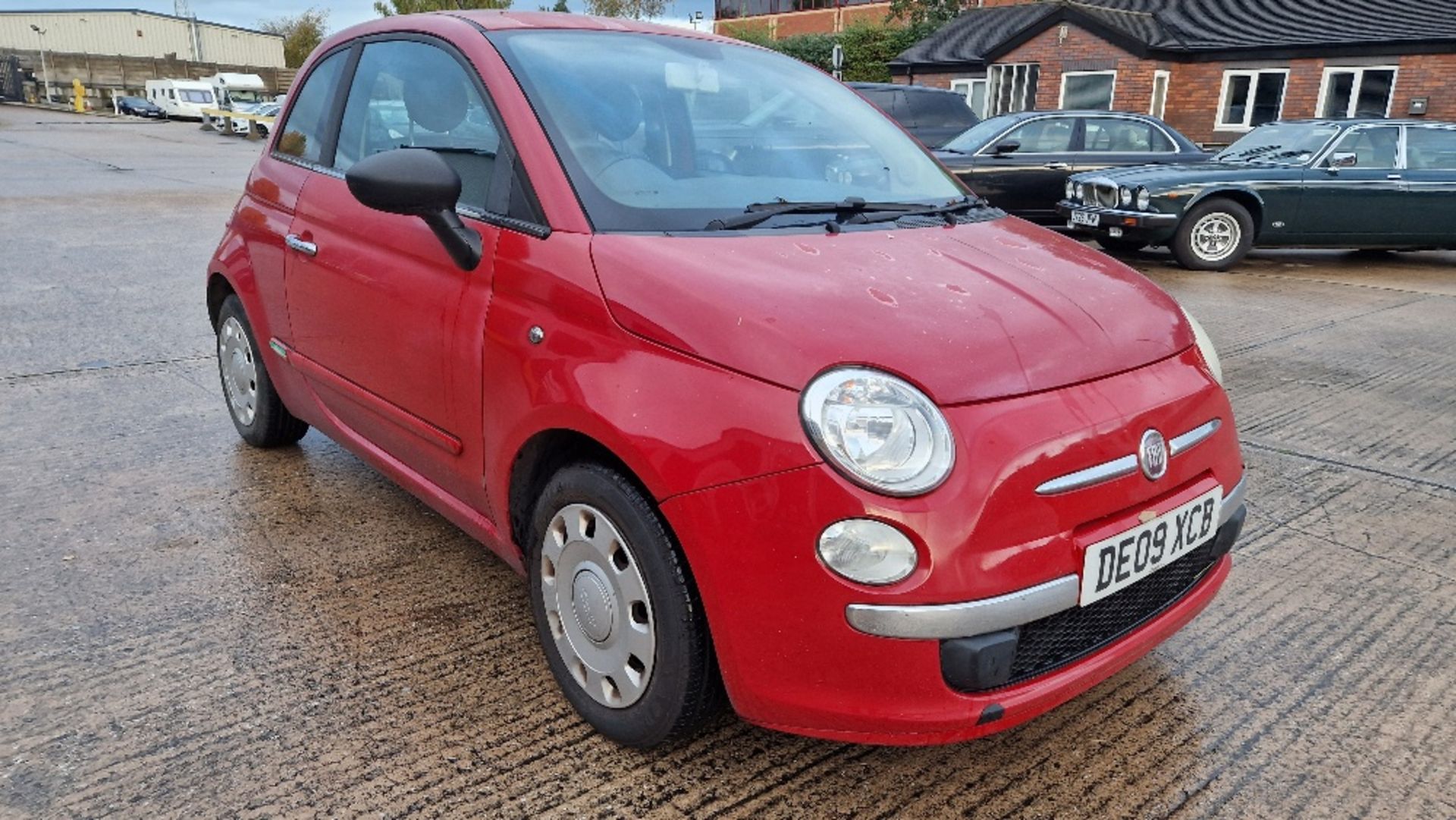 RED FIAT 500 POP 1242CC PETROL 3 DOOR HATCHBACK FIRST REGISTERED 19/6/2009 REG: DE09XCB MILEAGE:88,