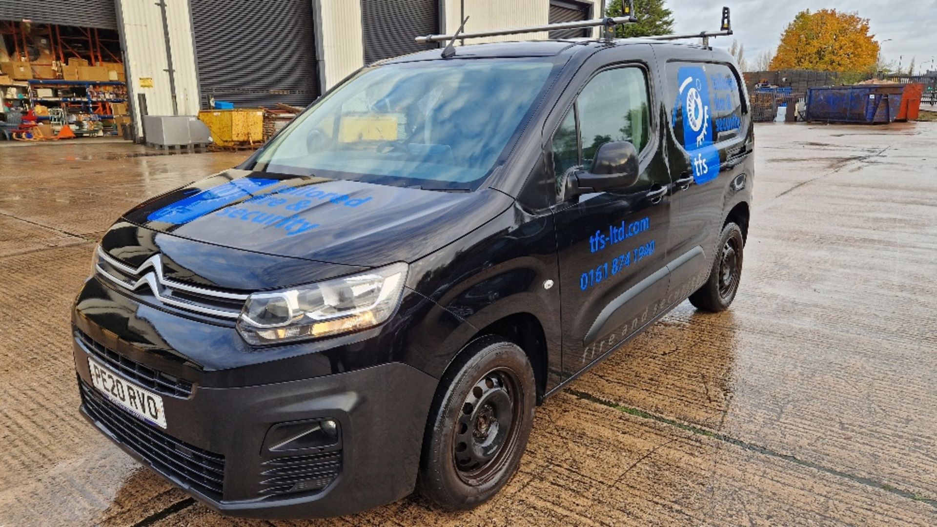 BLACK CITROEN BERLINGO 1000 ENTERPRISE BH DIESEL PANAL VAN 1500CC FIRST REGISTERED 10/08/2020 REG: - Image 4 of 8