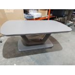 1 X LAZZARO COFFEE TABLE IN GRAPHITE GREY 1100 X 650 X 420MM (PLEASE NOTE CUSTOMER RETURNS)