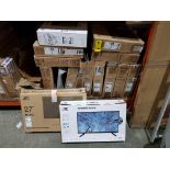 16 PIECE MIXED MONITOR LOT CONTAINING JTC 27 INCH 4K ULTRA HD MONITORS(M270 ) AND JTC 24.5 INCH