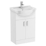 36 X BRAND NEW GLOSS WHITE 550 VANITY UNITS - PC 2990/000