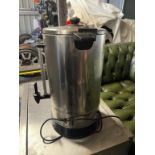 FINE ELEMENTS STAINLESS STEEL HOT WATER URN (ITEMS LOCATED IN CROYDON AND WILL NEED TO BE