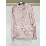 10 X BRAND NEW COAST HAZEL LACE JACKET IN BLUSH SIZE 14 RRP-£99 PP