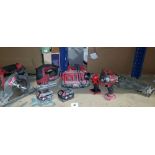 8 PIECE MIXED MILWAUKE TOOLS TO INCLUDE CIRCULAR SAW (M18 CCS55) / JIGSWA ( M18BJS ) / RECIPRICATING