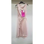 8 X BRAND NEW COAST MIDI DRESSES IN BLUSH IN SIZES UK 12 AND 14 (RRP EACH £99)