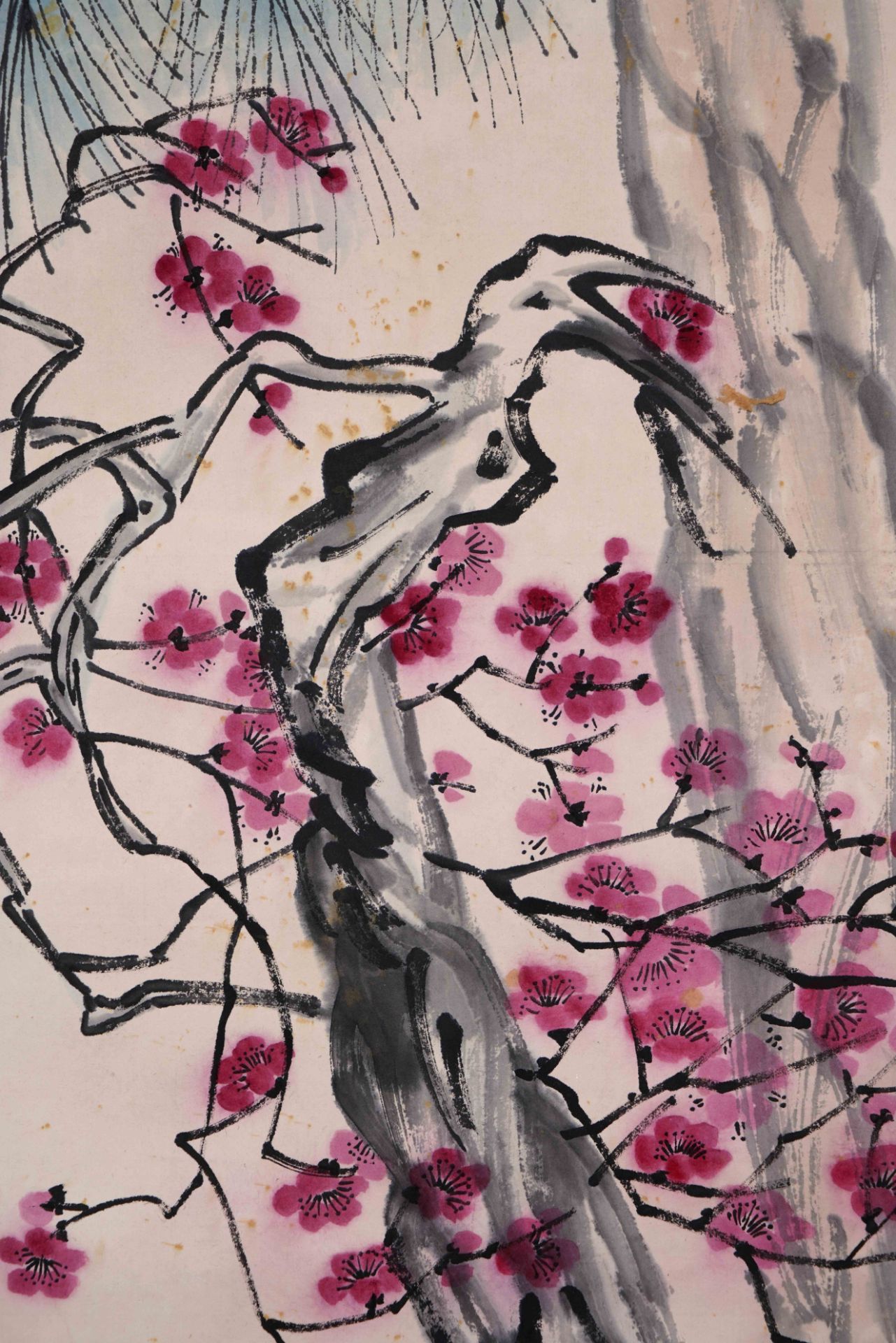 A Chinese Scroll Painting Signed Qi Baishi - Image 8 of 10