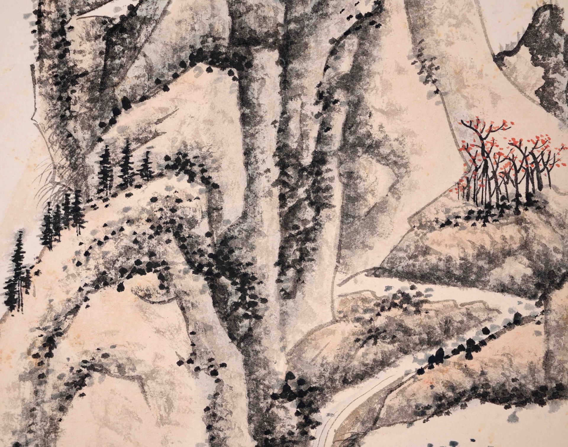 A Chinese Scroll Painting Signed Chen Shaomei - Image 4 of 10
