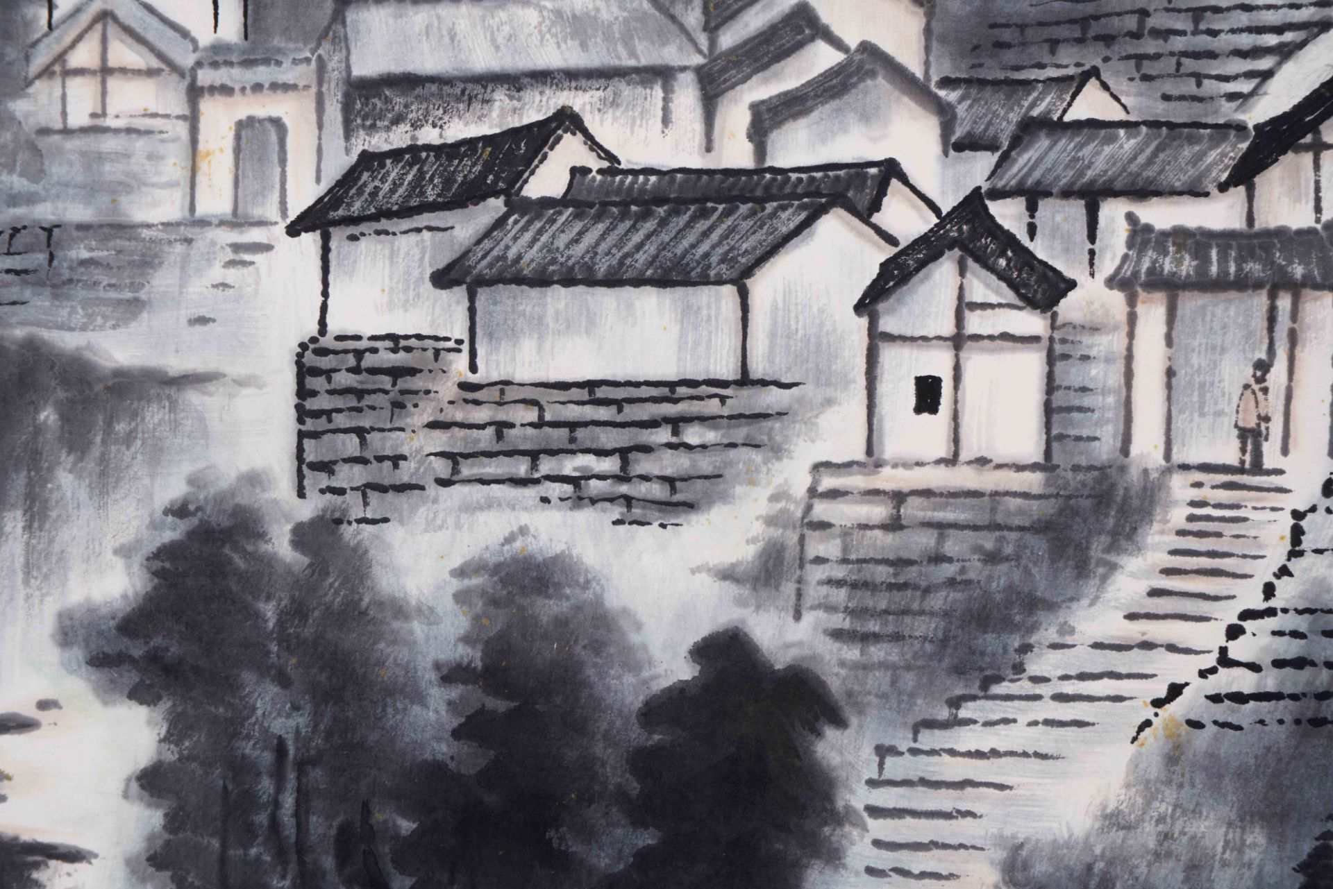 A Chinese Scroll Painting Signed Li Keran - Image 7 of 11