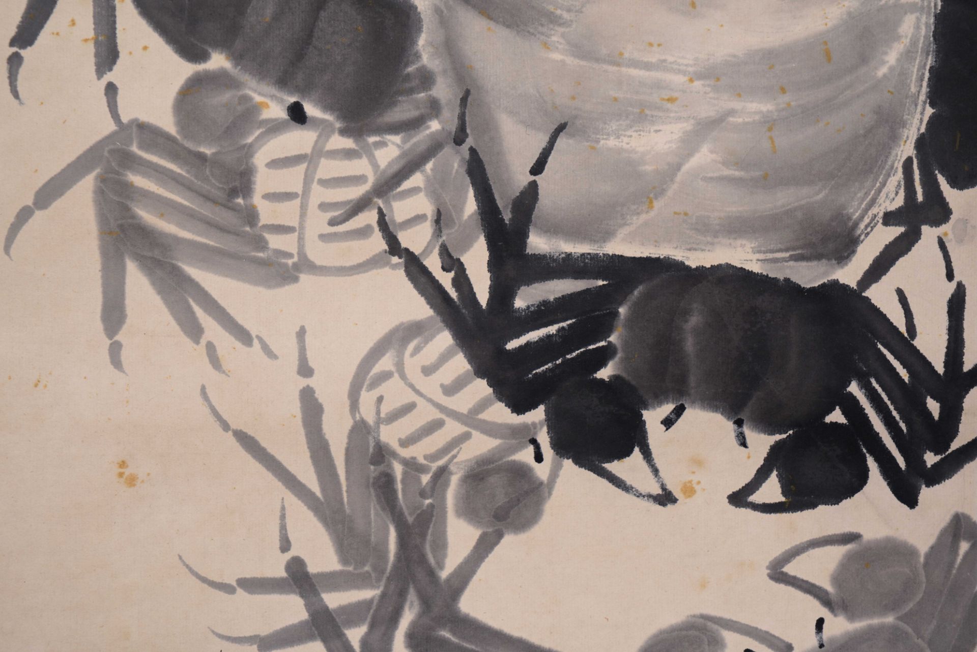 A Chinese Scroll Painting Signed Qi Baishi - Image 9 of 9