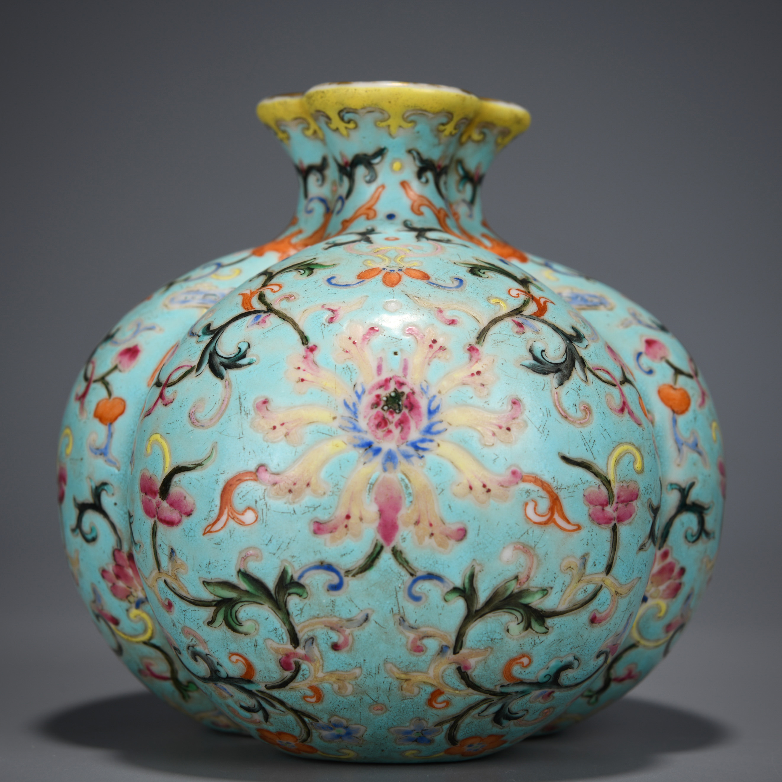 A Chinese Famille Rose Pomegranate Jar - Image 2 of 8