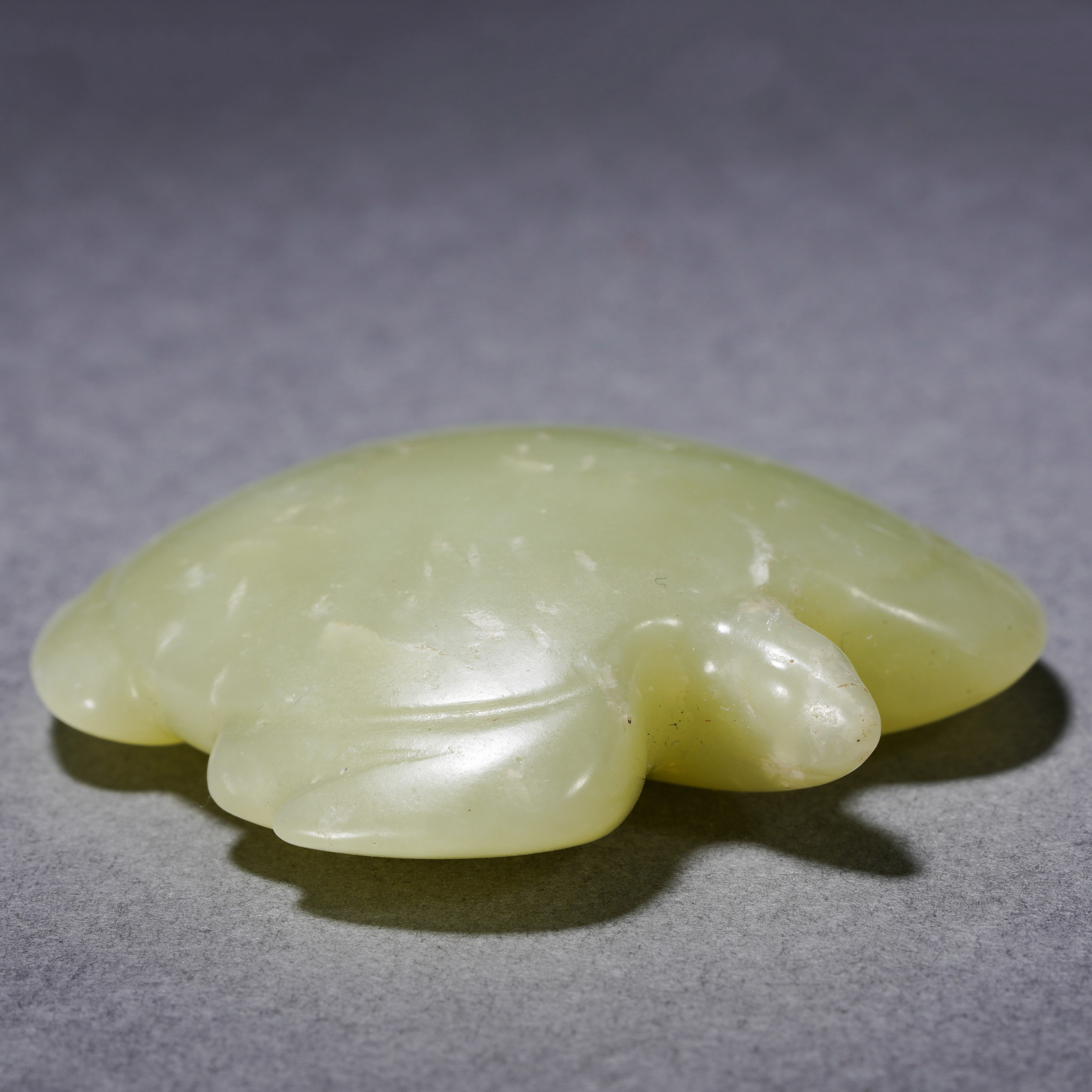 A Chinese Carved Celadon Jade Tortoise