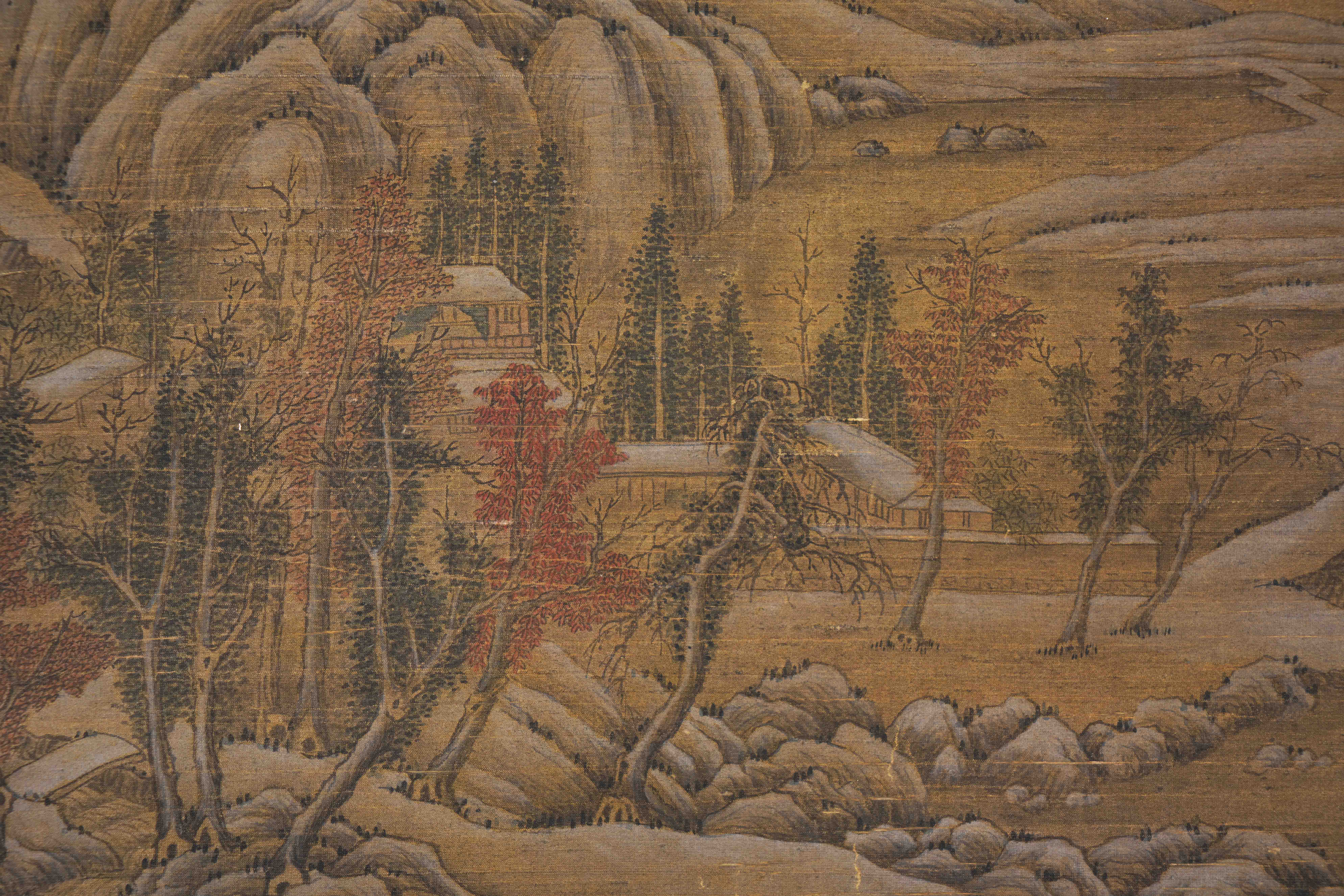 A Chinese Scroll Painting By Guan Tong - Image 8 of 10