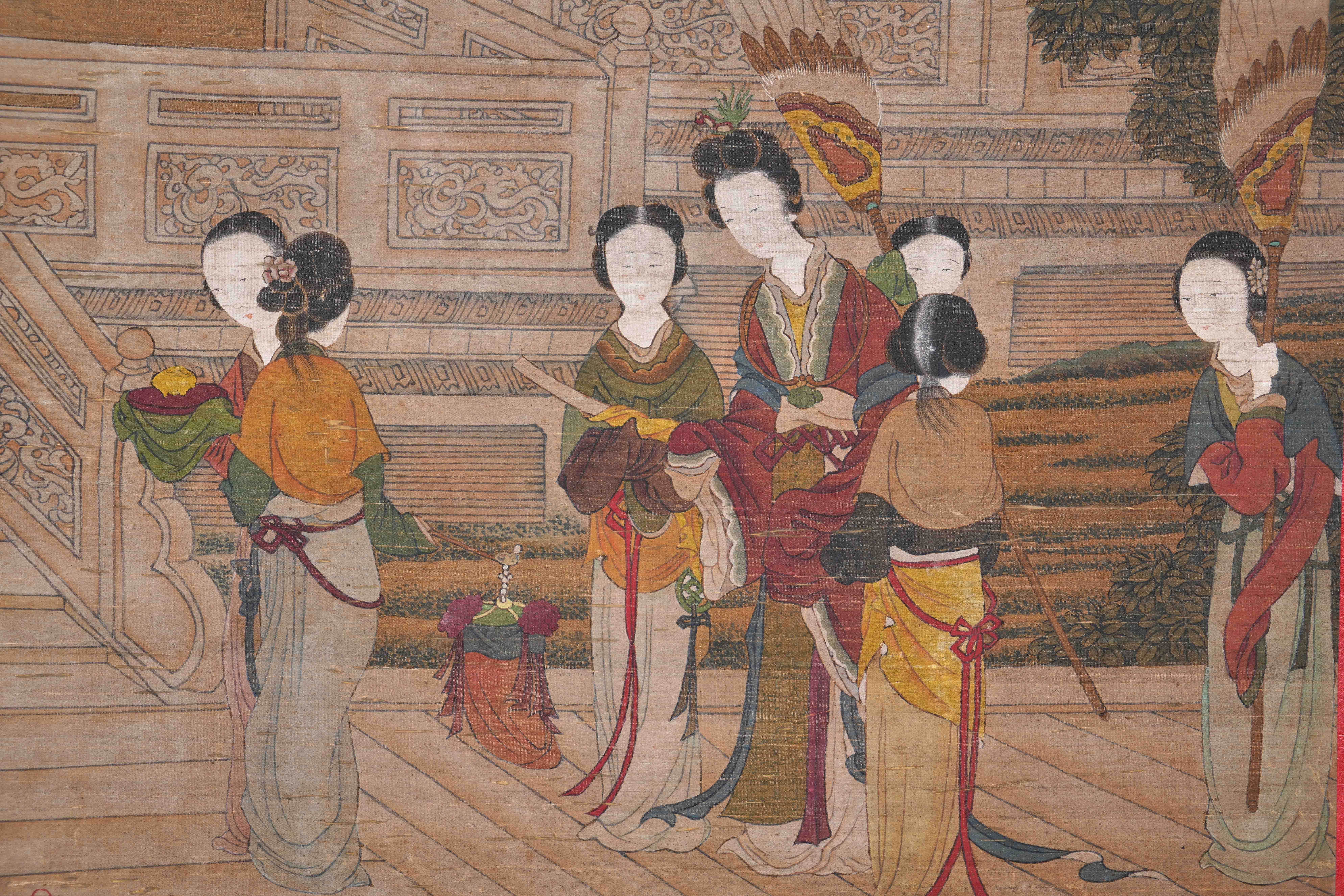 A Chinese Scroll Painting By Tang Yin - Image 7 of 9