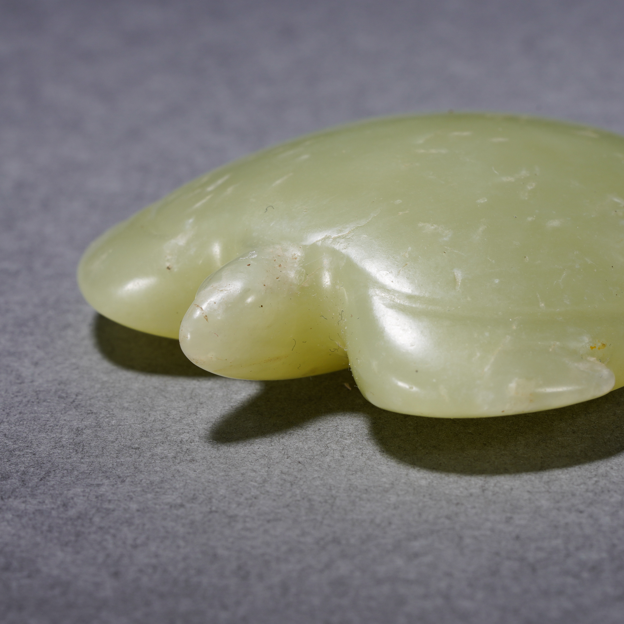 A Chinese Carved Celadon Jade Tortoise - Image 3 of 6