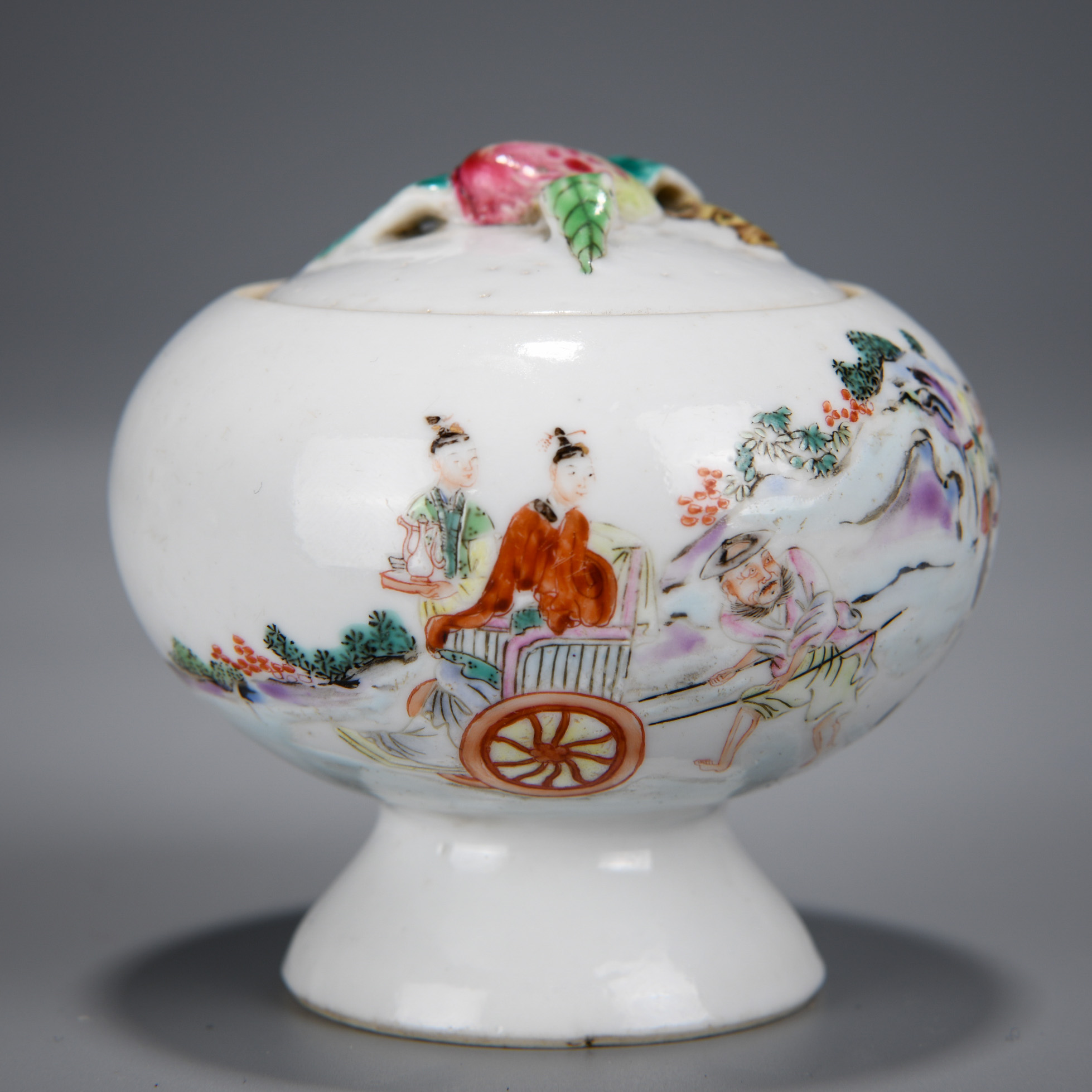 A Chinese Famille Rose Figural Story Waterpot - Image 2 of 8