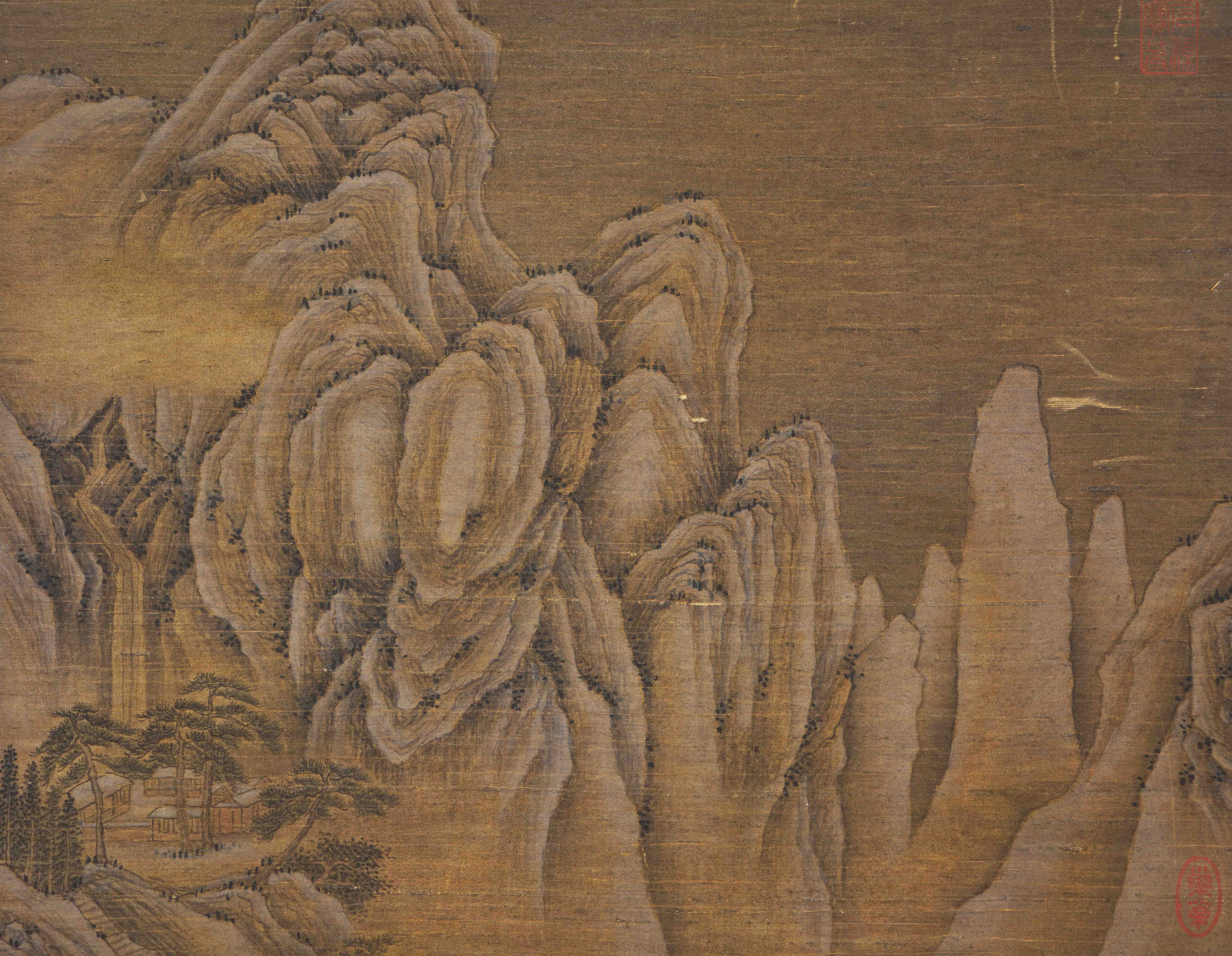 A Chinese Scroll Painting By Guan Tong - Image 3 of 10
