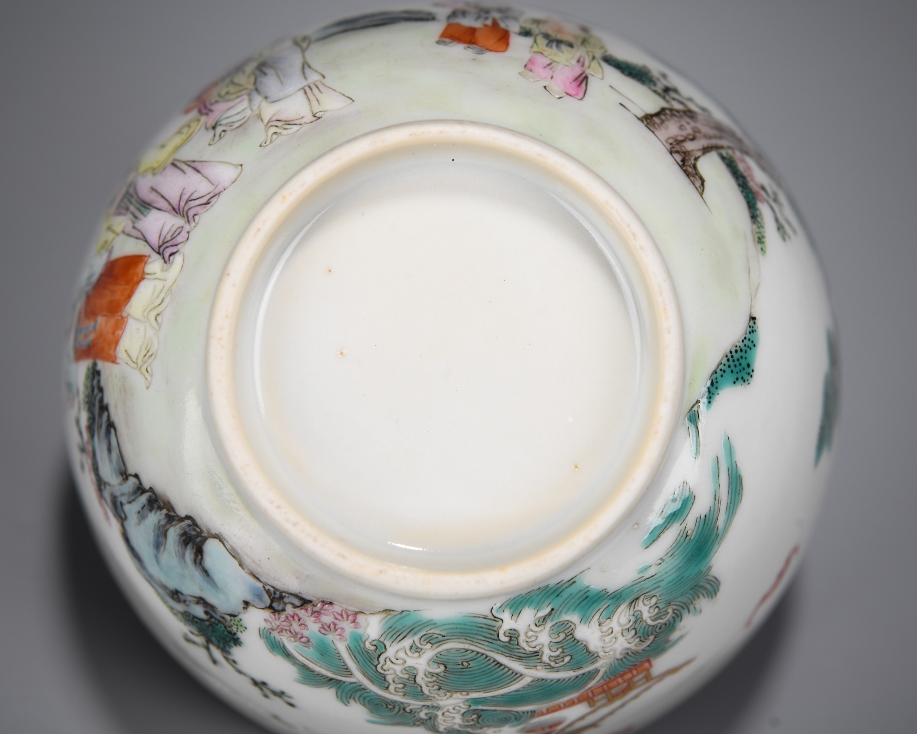 A Chinese Famille Rose Figural Story Bowl - Image 12 of 12