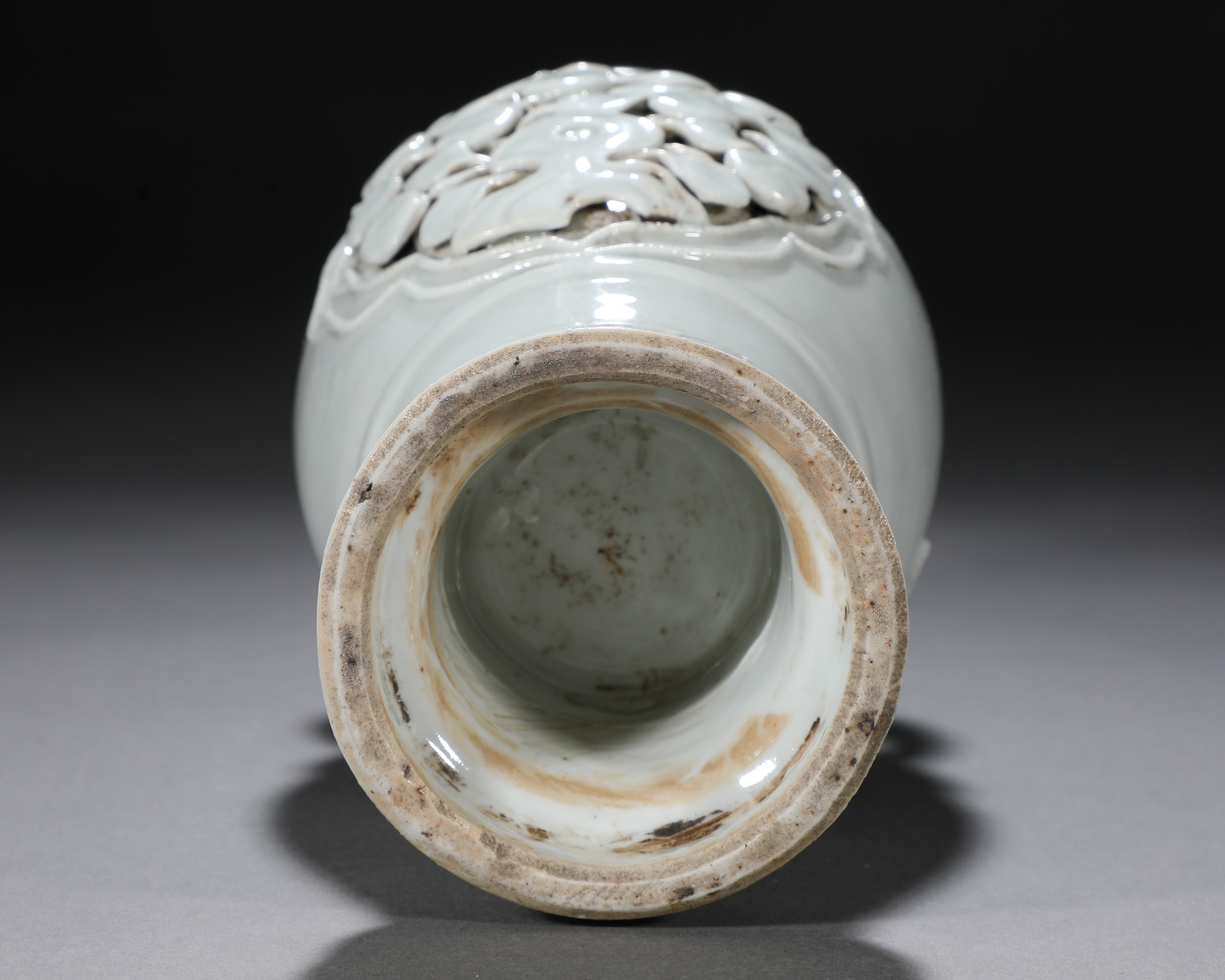 Pair Chinese White Glaze Vases with Double Handles - Image 9 of 9