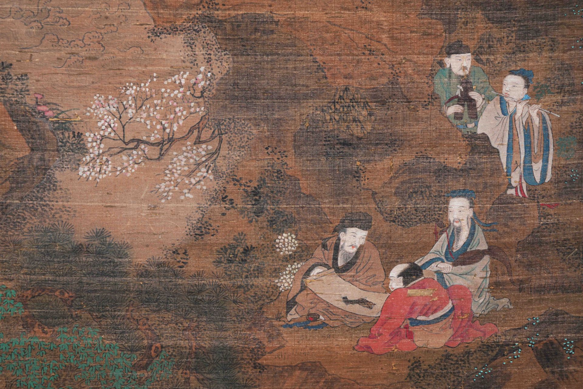 A Chinese Scroll Painting By Zhan Ziyu - Image 7 of 9