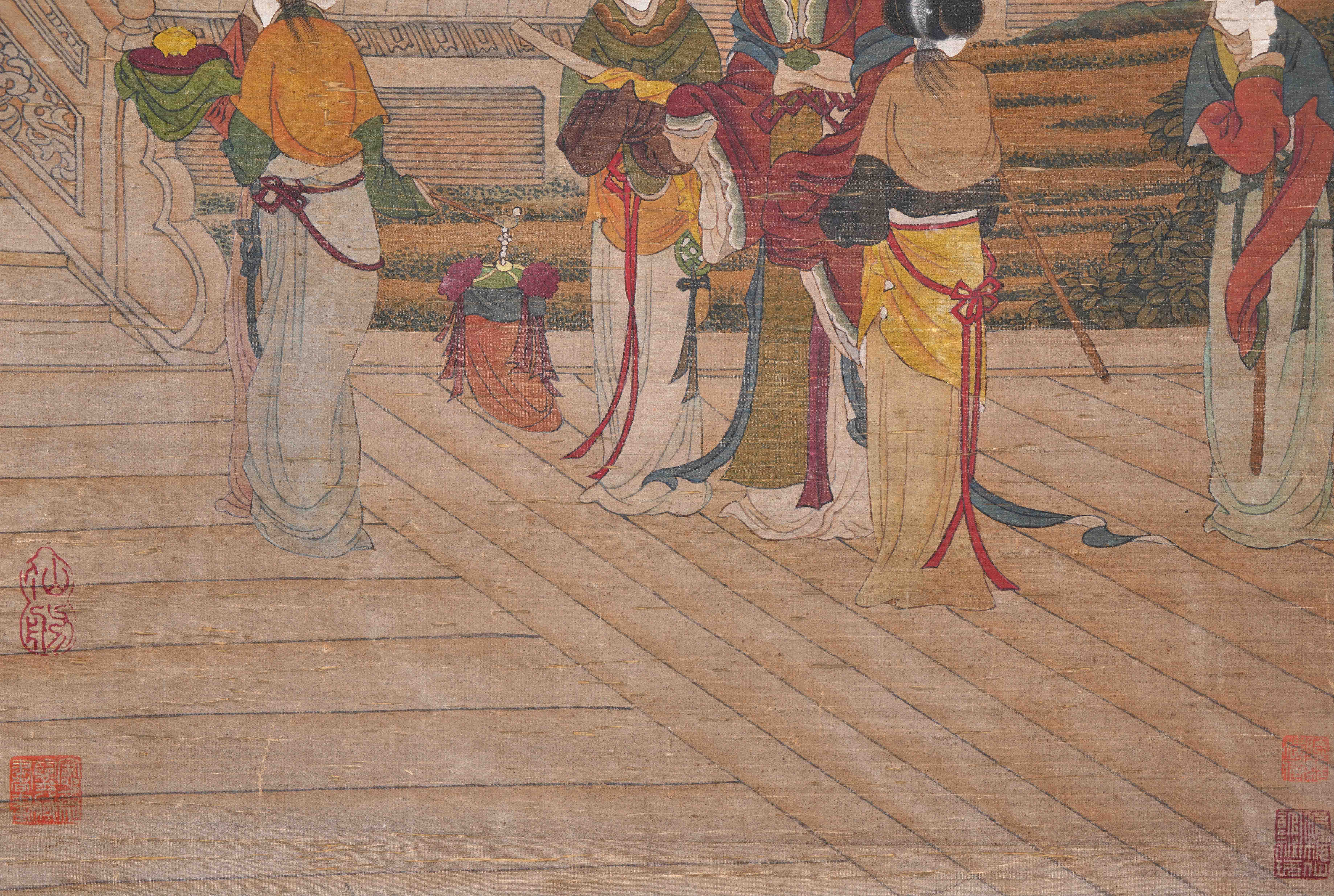 A Chinese Scroll Painting By Tang Yin - Image 4 of 9