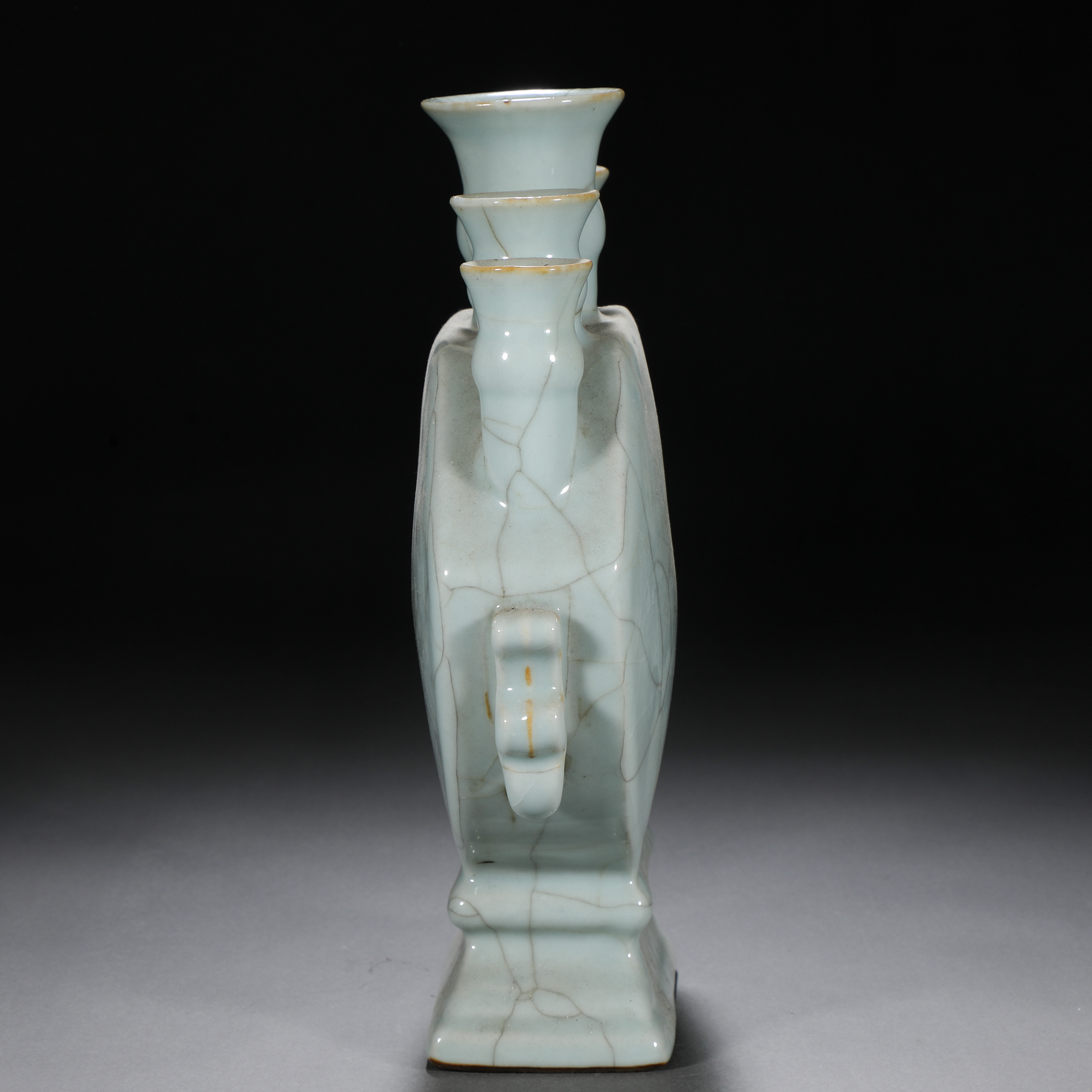 A Chinese Ge-ware Five Sprouts Vase - Image 3 of 9