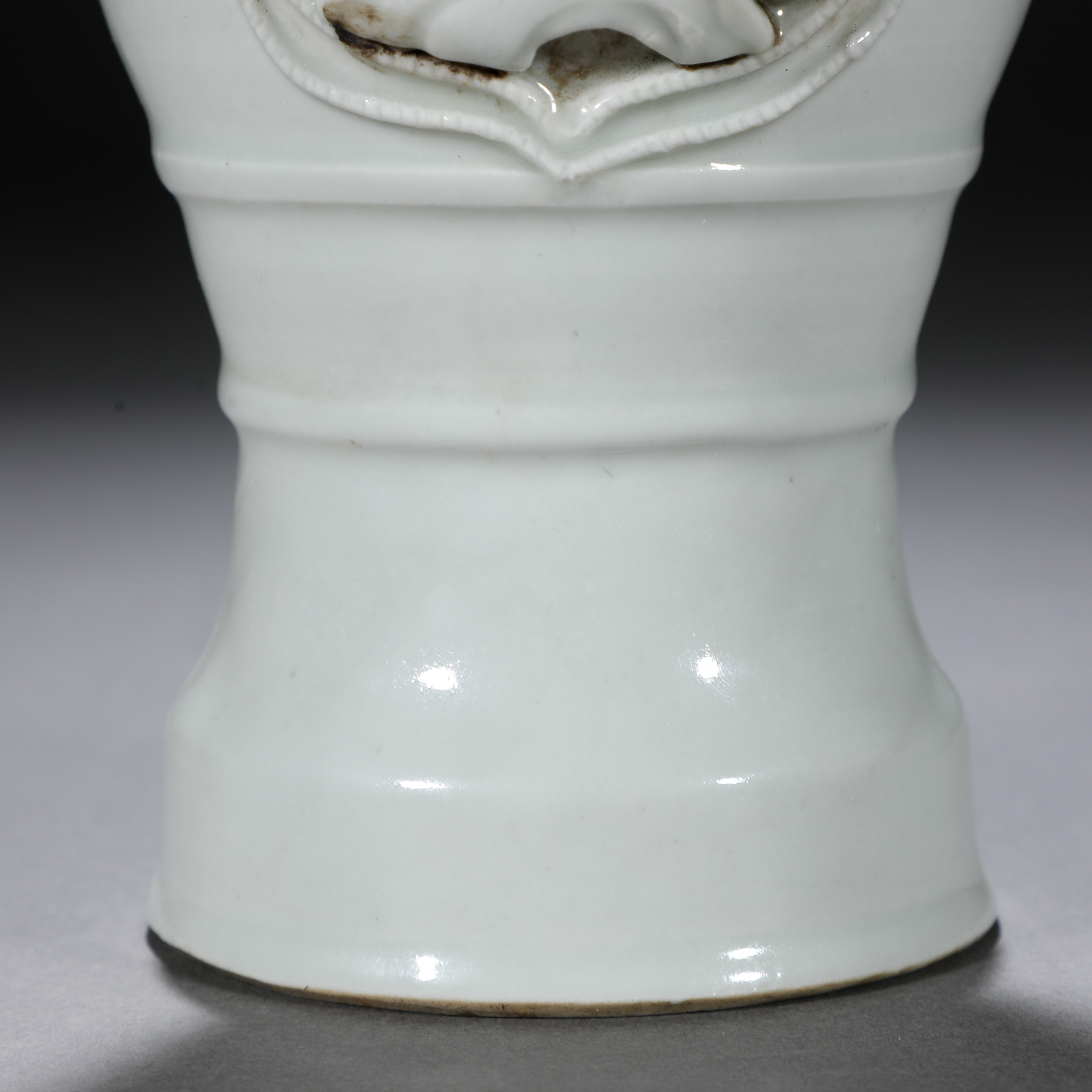 Pair Chinese White Glaze Vases with Double Handles - Image 7 of 9