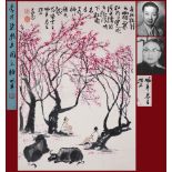 A Chinese Scroll Painting Signed Li Keran