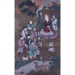 A Chinese Scroll Painting Signed Yan Liben