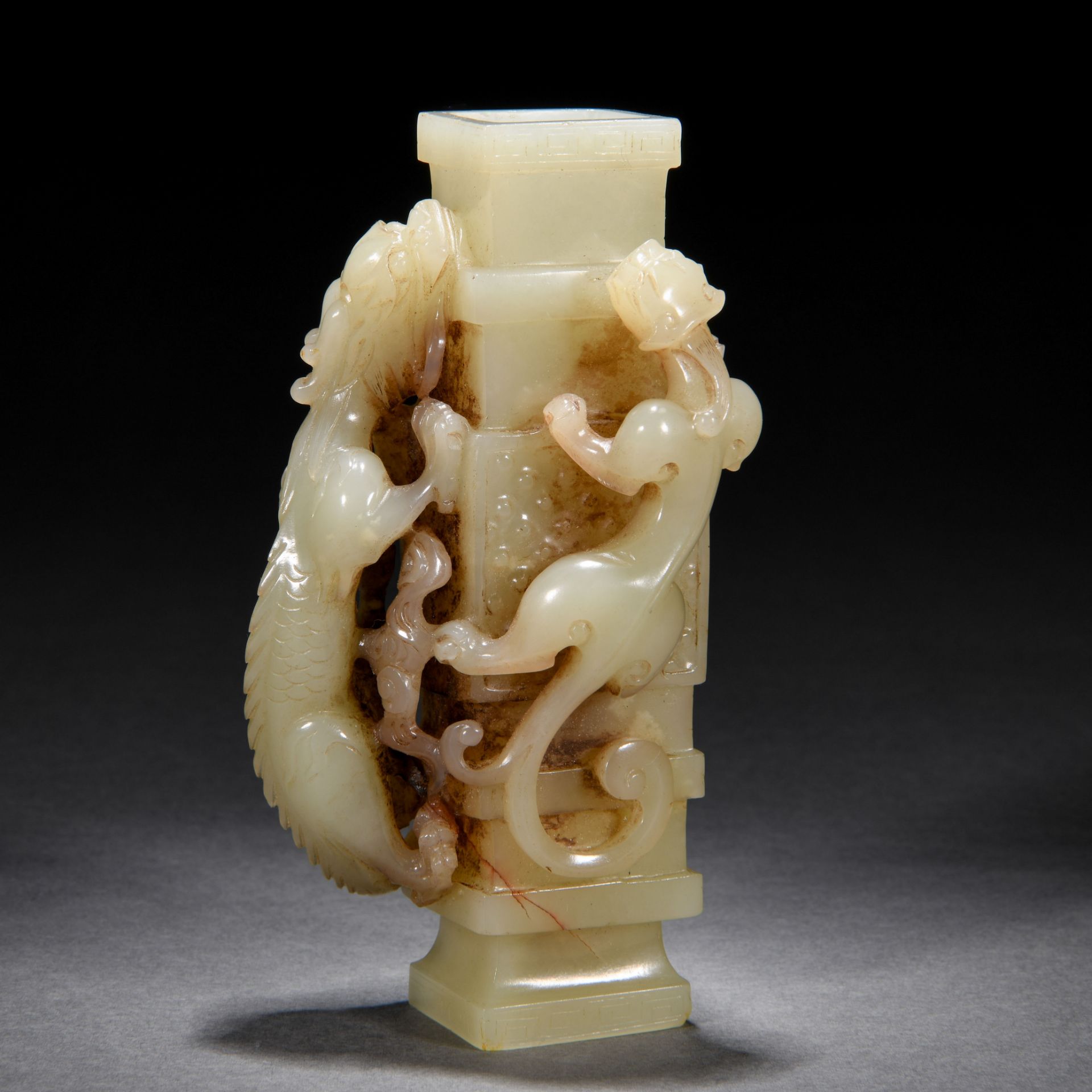 A Chinese Carved Jade Beast Decoration - Image 10 of 10