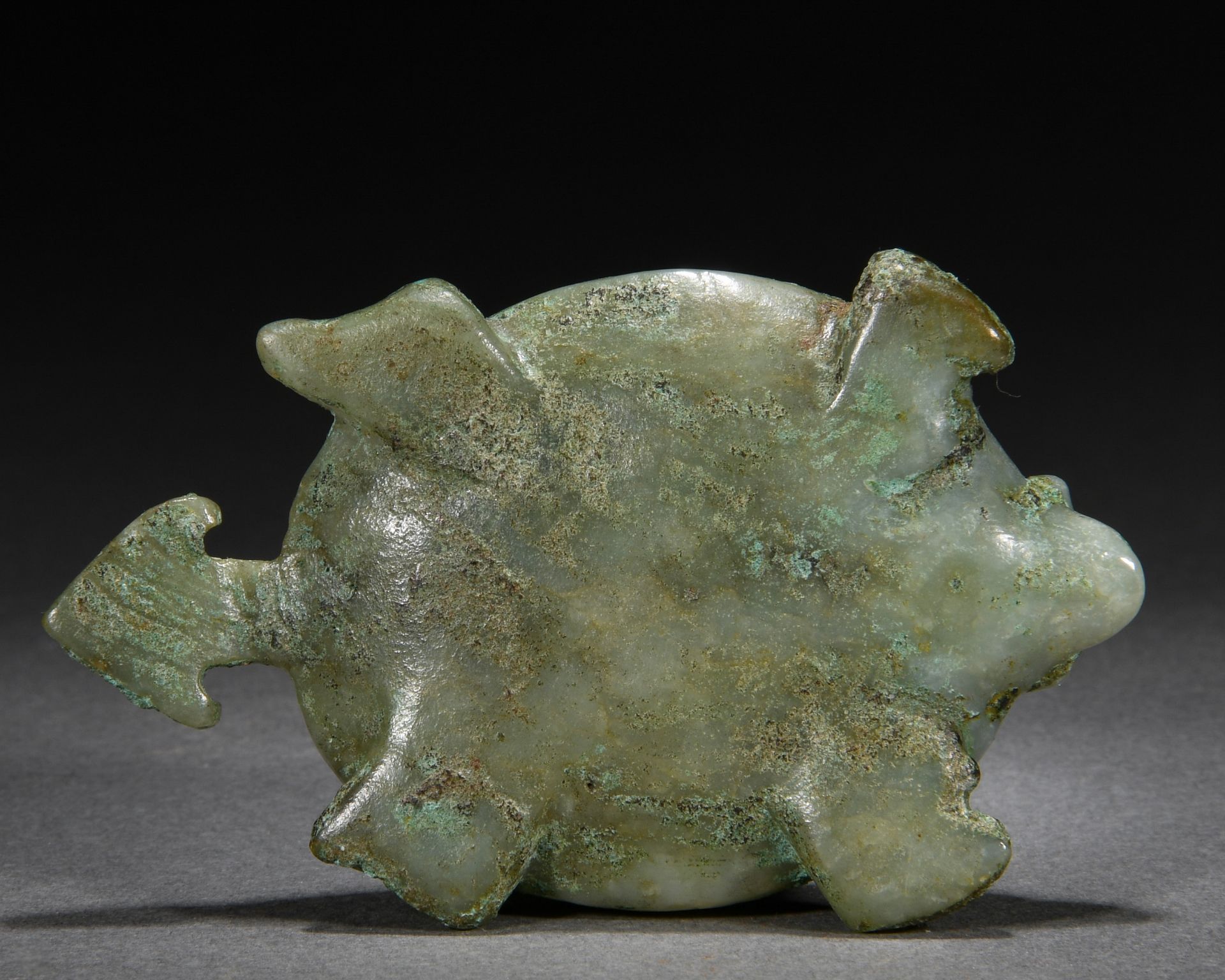 A Chinese Carved Jade Tortoise - Image 8 of 8