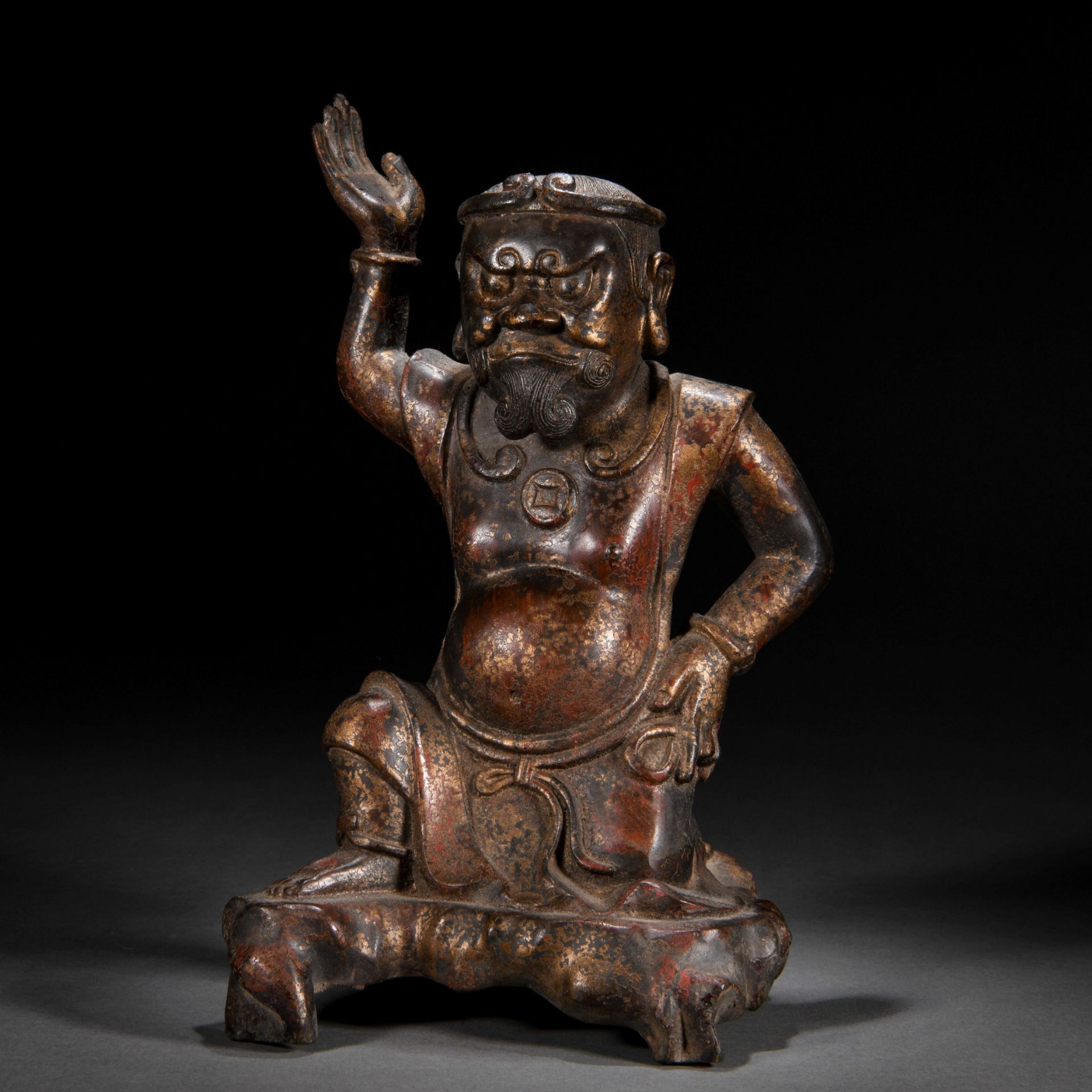 A Chinese Bronze Seated Figure