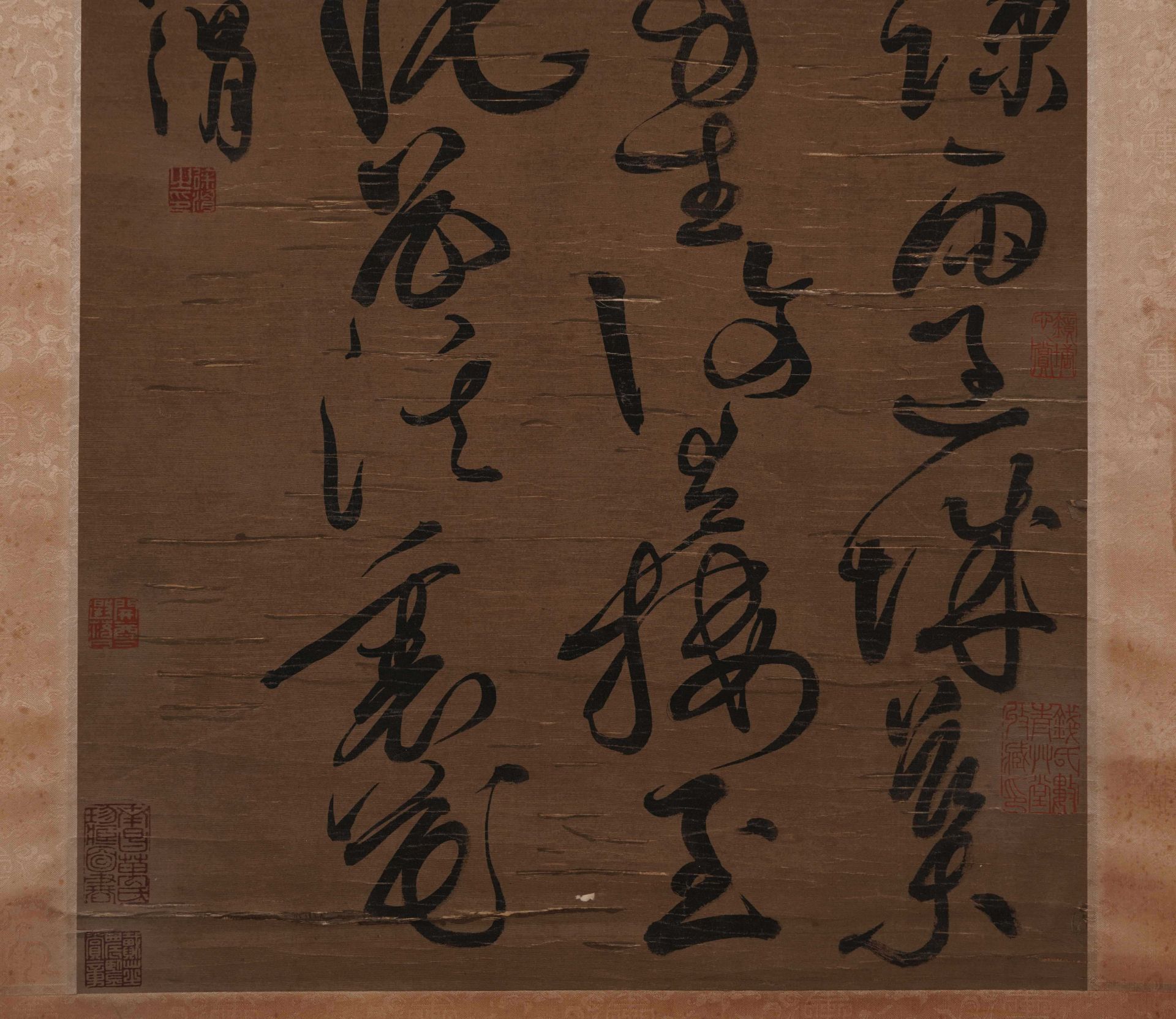 A Chinese Scroll Painting Signed Xu Wei - Bild 5 aus 10