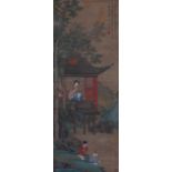 A Chinese Scroll Painting Signed Wen Zhengming